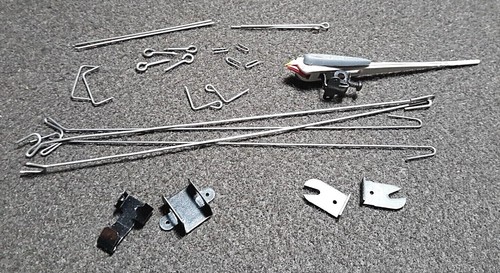 Cuckoo clock parts birds wires - cuckoo,