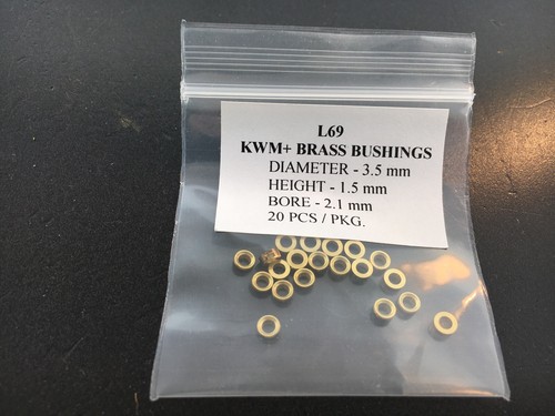 Brass clock bushing kwm size - brass,