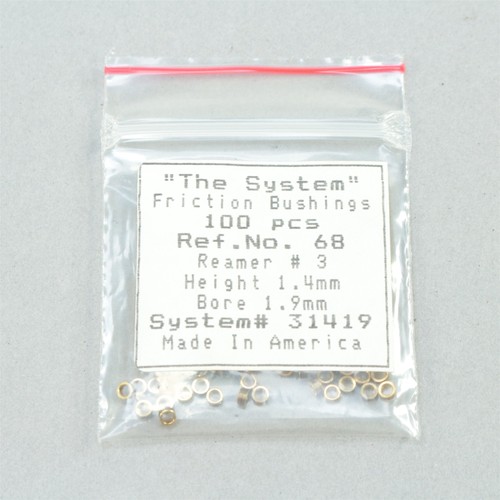 Brass clock bushings - brass, no.