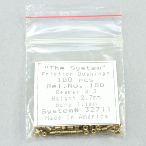 Brass clock bushings 100 - brass, no.
