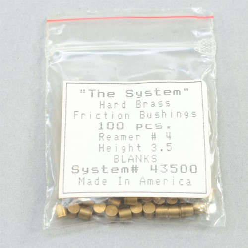 Brass clock bushings blanks - brass,