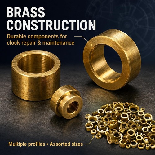 100 brass clock - clock, pivot