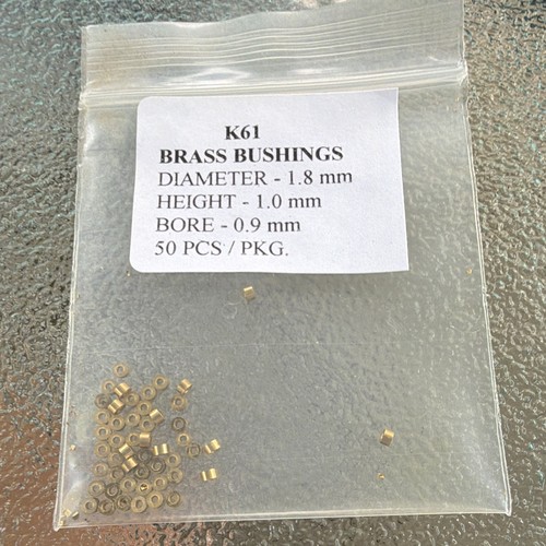 L61 brass bushings pcs - brass, 50